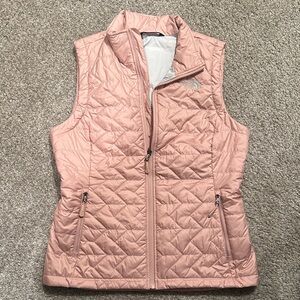 The North Face Pink Quilted Vest